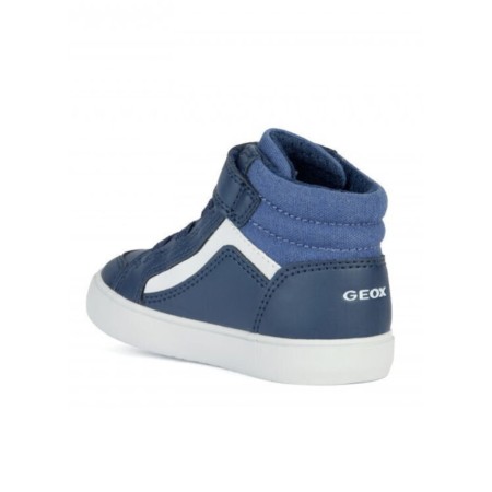 Geox Παιδικά Sneakers High Ανατομικά Μπλε Gisli B